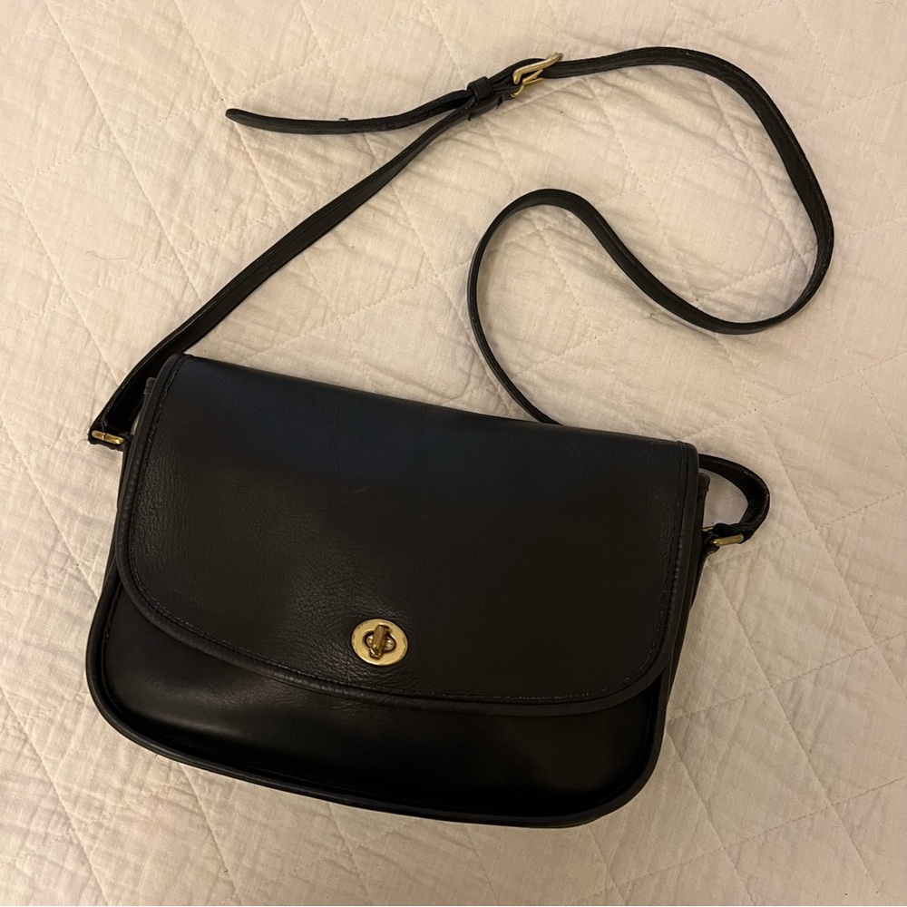 Coach Vintage British Tan Crossbody Classic City Bag … Gem